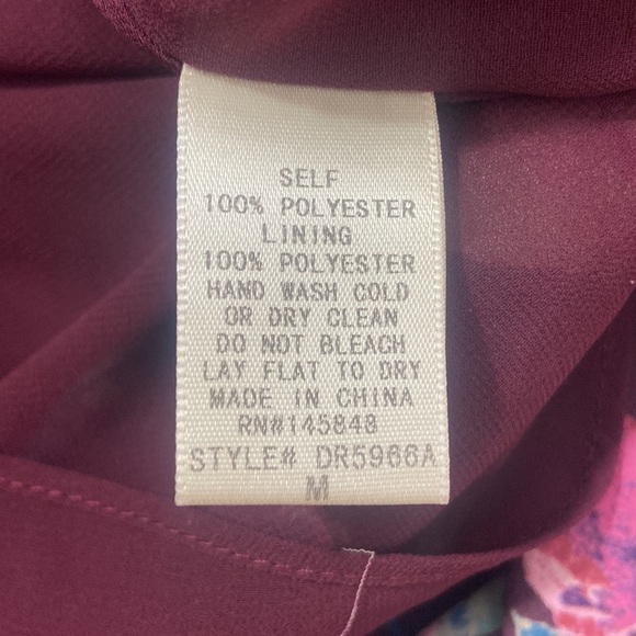 Everly Purple Floral Halter Fully Lined Flowy Sheer Dress - Picture 9 of 10